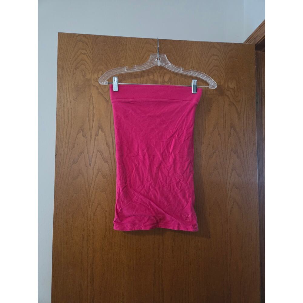 Vintage y2k 2000s American Eagle Reversable Pink Orange Tube Top Small EUC